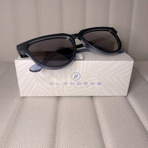 NEW! Blenders mixtape sunglasses, frame color is black with purple tint lenses.